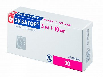 Экватор, таблетки 5мг+10мг, 30 шт