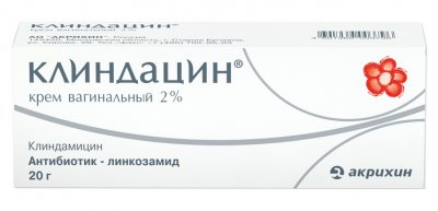 Купить клиндацин, крем вагинальный 2%, 20г в комплекте с аппликаторами 3 шт в Бору