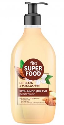 Купить фитокосметик fito superfood крем-мыло для рук жидкое питательное, 520мл в Бору