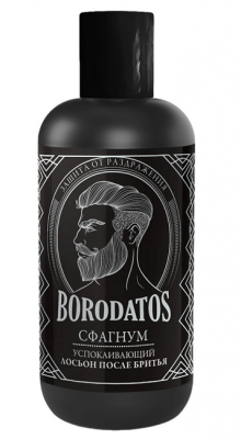 Купить borodatos (бородатос) лосьон после бритья успокаивающий сфагнум, 200мл в Бору
