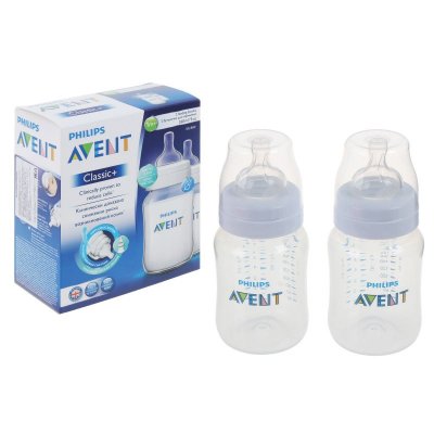 Купить avent (авент) бутылочка для кормления с 1мес 260 мл 2 шт (scf563/27) (авент, соединенное королевство в Бору