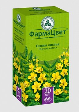 Сенны листья, фильтр-пакеты 1,5г, 20 шт Сенны листья, фильтр-пакеты 1,5г, 20 шт