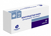 Купить фонтурацетам канон, таблетки 100мг 30шт в Бору