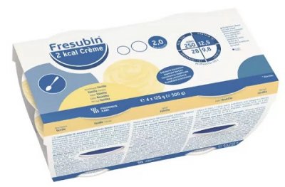 Купить fresubin (фрезубин), крем для энтерального питания со вкусом ванили, 125г 4 шт (2ккал) в Бору
