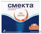 Купить смекта, порошок для приготовления суспензии для приема внутрь, апельсиновый 3г, пакетики 20 шт в Бору