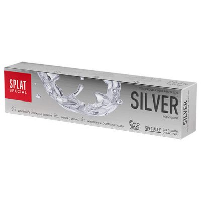 Купить сплат (splat) зубная паста специал серебро, 75мл в Бору