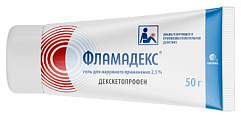 Купить фламадекс, гель для наружного применения 2,5%, 50 г в Бору