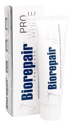 Купить биорепейр (biorepair) зубная паста про вайт для поддержания белезны эмали, 75мл¶ в Бору