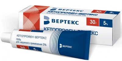 Купить кетопрофен-вертекс, гель для наружного применения 5%, 30г в Бору