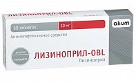 Купить лизиноприл-obl, таблетки 10мг, 60 шт в Бору