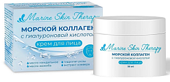 Купить marine skin therapy (марин скин терапи) крем для лица морской коллаген с гиалуроновой кислотой, 50мл в Бору