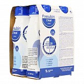 Купить fresubin (фрезубин), напиток для энтерального питания с пищевыми волокнами с нейтральным вкусом, 200мл 4 шт (2ккал) в Бору