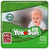 Купить yokosun eco (йокосан) подгузники-трусики размер xl (15-23кг) 32шт в Бору