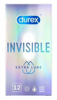 Купить durex (дюрекс) презервативы invisible extra lube, 12 шт в Бору