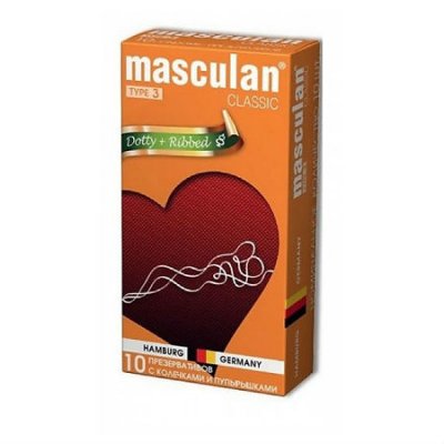 Купить masculan-3 (маскулан) презервативы классик с колечками и пупырышками 10шт в Бору