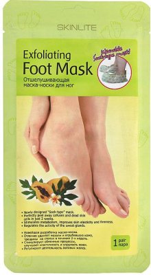Купить skinlite (скинлайт) маска-носки для ног отшелушивающая (размер 35-40) в Бору