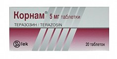 Купить корнам, таблетки 5мг, 20 шт в Бору