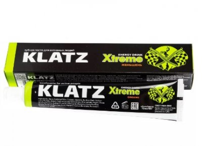 Купить klatz (клатц) зубная паста xtreme energy drink женьшень, 75мл в Бору