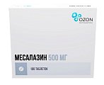 Купить месалазин, таблетки кишечнорастворимые, покрытые оболочкой 500мг, 100 шт в Бору