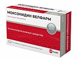 Купить моксонидин велфарм, таблетки покрытые пленочной оболочкой 0,2мг, 60 шт в Бору