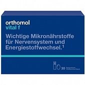 Купить orthomol vital f (ортомол витал ф), двойное саше (жидкость 20мл+капсула), 30 шт бад в Бору