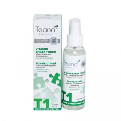 Купить тиана (teana) тоник-спрей энергетический витаминный с экстрактом микроводоросли и днк ,125мл в Бору