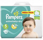 Купить pampers active baby (памперс) подгузники 5 юниор 11-16кг, 90шт в Бору