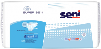 Купить seni (сени) подгузники супер смол 30шт, размер 1 (55-80см) в Бору