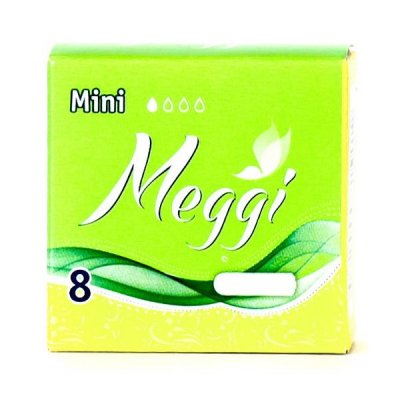 Купить meggi (мегги) тампоны гигиенические мини, 8 шт в Бору