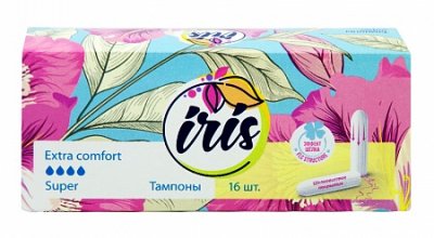 Купить iris (ирис), тампоны супер, 16шт в Бору