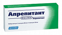 Купить апрепитант капсулы 80мг 2шт+капсулы 125мг 1шт набор в Бору