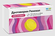 Купить дротаверин реневал, таблетки 40мг, 112 шт в Бору