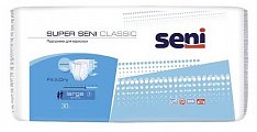 Seni (Сени) подгузники Супер Классик, размер L, 30 шт