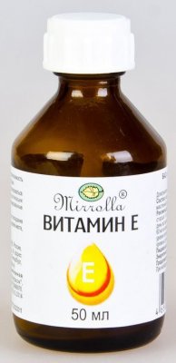 Купить витамин е природный (токоферол) мирролла, флакон 50мл бад в Бору