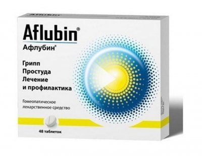 Купить афлубин, таблетки подъязычные гомеопатические, 48 шт в Бору