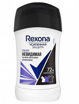 Rexona (Рексона) антиперспирант-карандаш Ультраневидимый, 40мл