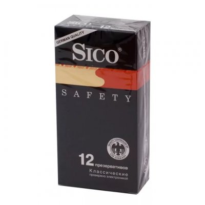 Купить sico (сико) презервативы safety классические 12шт в Бору