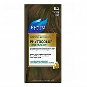Купить фитосолба фитоколор (phytosolba phyto color) краска для волос оттенок 5.3 светло-золотистый шатен в Бору