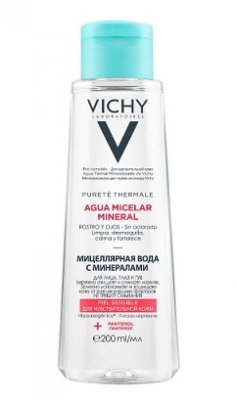 Купить vichy purete thermale (виши) мицеллярная вода с минералами для чувствительной кожи 200мл в Бору
