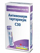 Купить антимониум тартарикум с30, гомеопатический монокомпонентный препарат минерально-химического происхождения, гранулы гомеопатические 4 гр в Бору