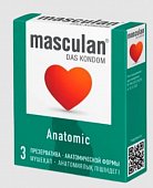 Купить masculan (маскулан) презервативы облегающей анатомической формы anatomic, 3 шт в Бору