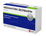 Купить мемантин-велфарм, таблетки, покрытые пленочной оболочкой 10мг, 90 шт в Бору