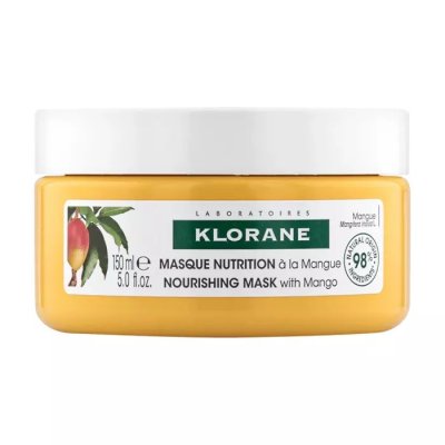 Купить klorane (клоран) маска для сухих и поврежденных волос с маслом манго, 150мл в Бору