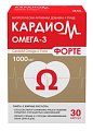 Купить кардиом омега-3 форте, капсулы 1000мг, 30 шт бад в Бору