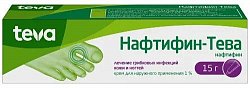 Купить нафтифин-тева, крем для наружного применения 1%, 15г в Бору