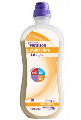 Купить nutrison (нутризон) смесь для энтерального питания с пищевыми волокнами, бутылка 1л в Бору