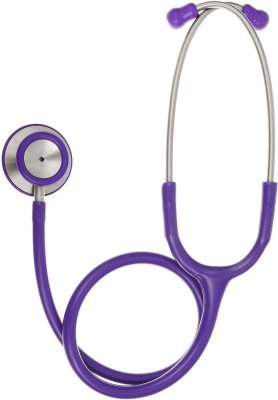 Купить стетоскоп amrus (амрус) 04-ам420 delux master медицинский двухсторонний терапевтический, фиолетовый в Бору