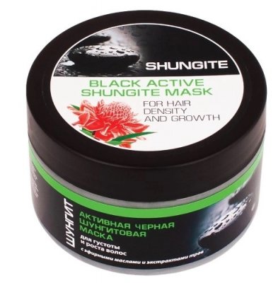 Купить природная аптека шунгит маска д/волос активная черная, 220мл в Бору