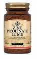 Купить solgar (солгар) пиколинат цинка 22мг, таблетки 300мг 100 шт бад в Бору
