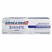 Купить blend-a-med (бленд-а-мед) зубная паста 3d вайт люкс совершенство 75мл в Бору